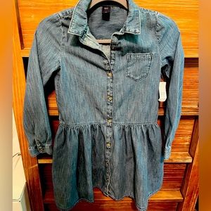 Girls gap denim dress